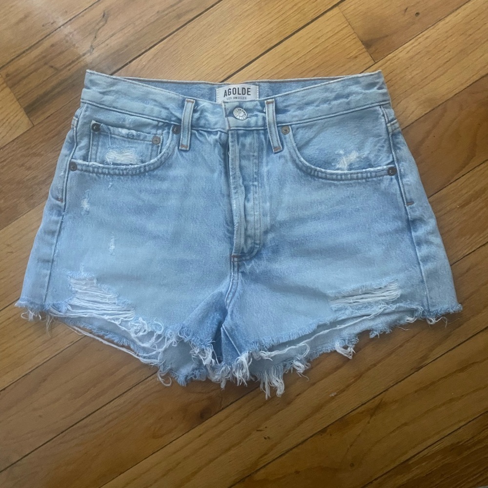 Agolde “jaden” denim shirt size 25